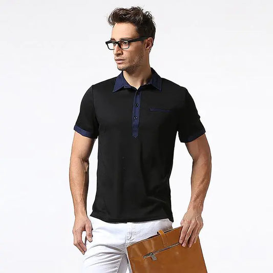 2018 Men's Short Sleeve Polo Shirts for E-commerce