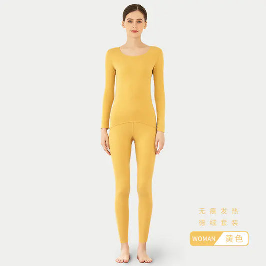 Winter Thermal Underwear Set for Men and Women