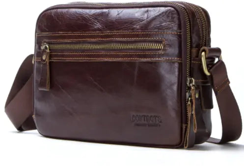 Men's Shoulder Crossbody Briefcase Bag