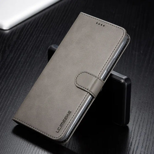 Leather Wallet Card Case for Mobile Phones