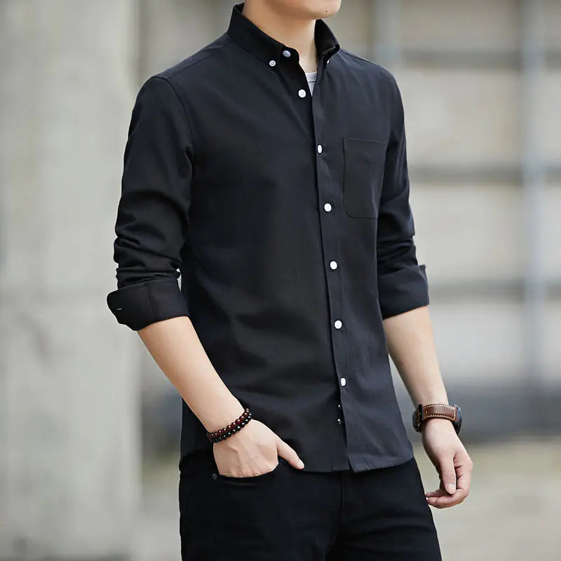High-Quality Oxford Shirt for Men - Casual Fit