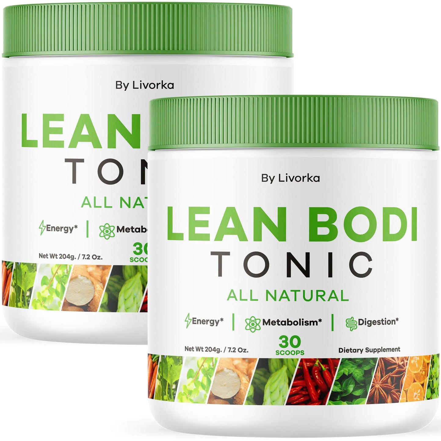 (2 Pack) Lean Body Tonic Powder Lean Body Tonic LeanBody Powder LeanBodyTonic Lean Body Powder Lean Body Tonic Powder Advanced Formula Lean Body Powder All Natural 60 Servings for 2 Months