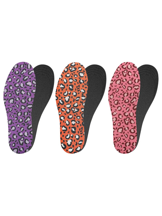LMHCISO 3 Pair Shoe Inserts for Womens Womens Shoe Inserts Womens Shoe Insoles No Show Socks Sockless Shoe Inserts Thin Insoles for Women