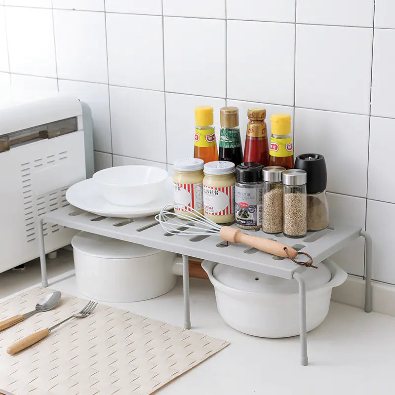 LiGo Adjustable Storage Rack for Kitchen Organization