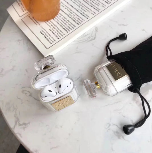 Perfume Bottle Silicone Case for Wireless Earbuds