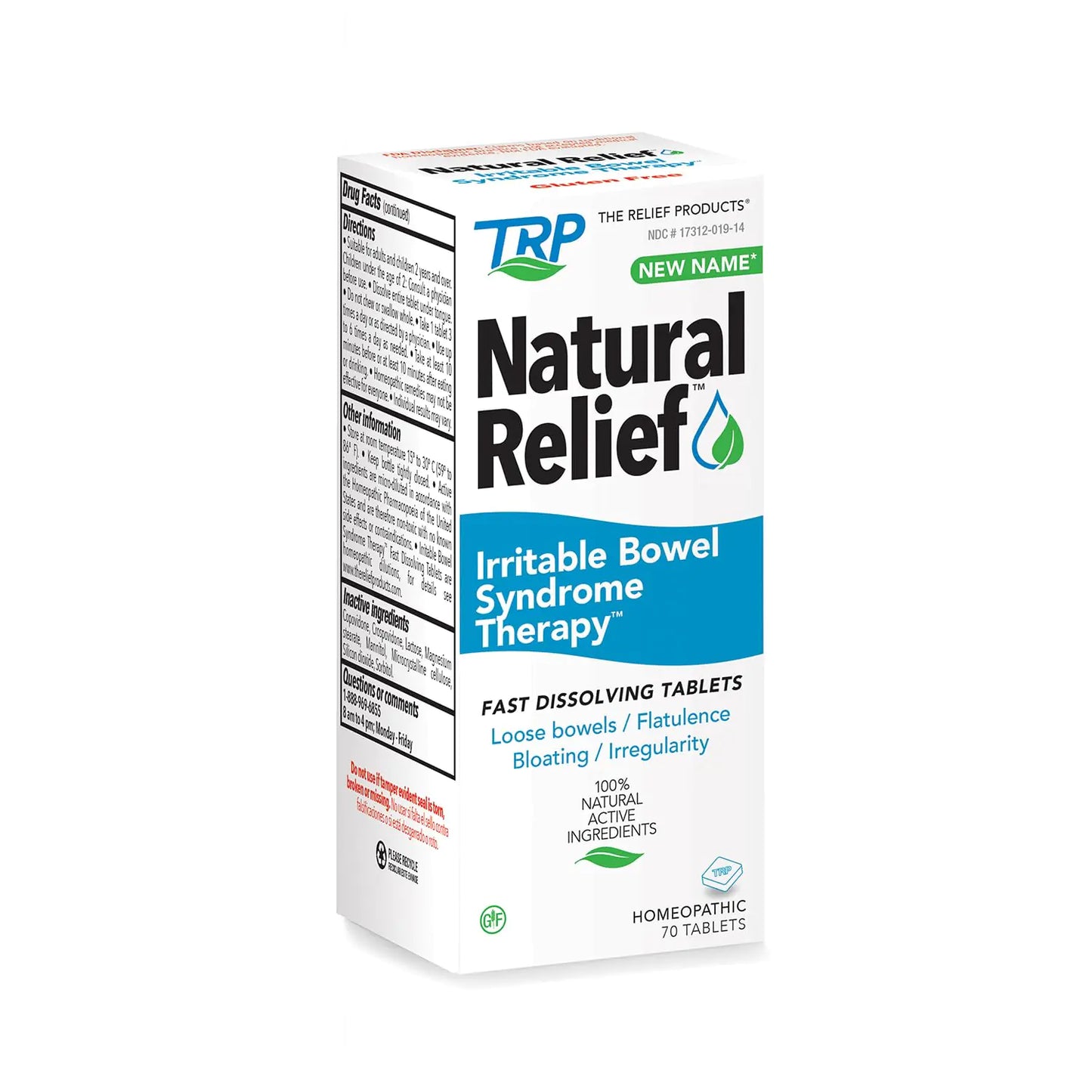 The Relief Products IBS Therapy Fast Dissolving Tablets 70Count