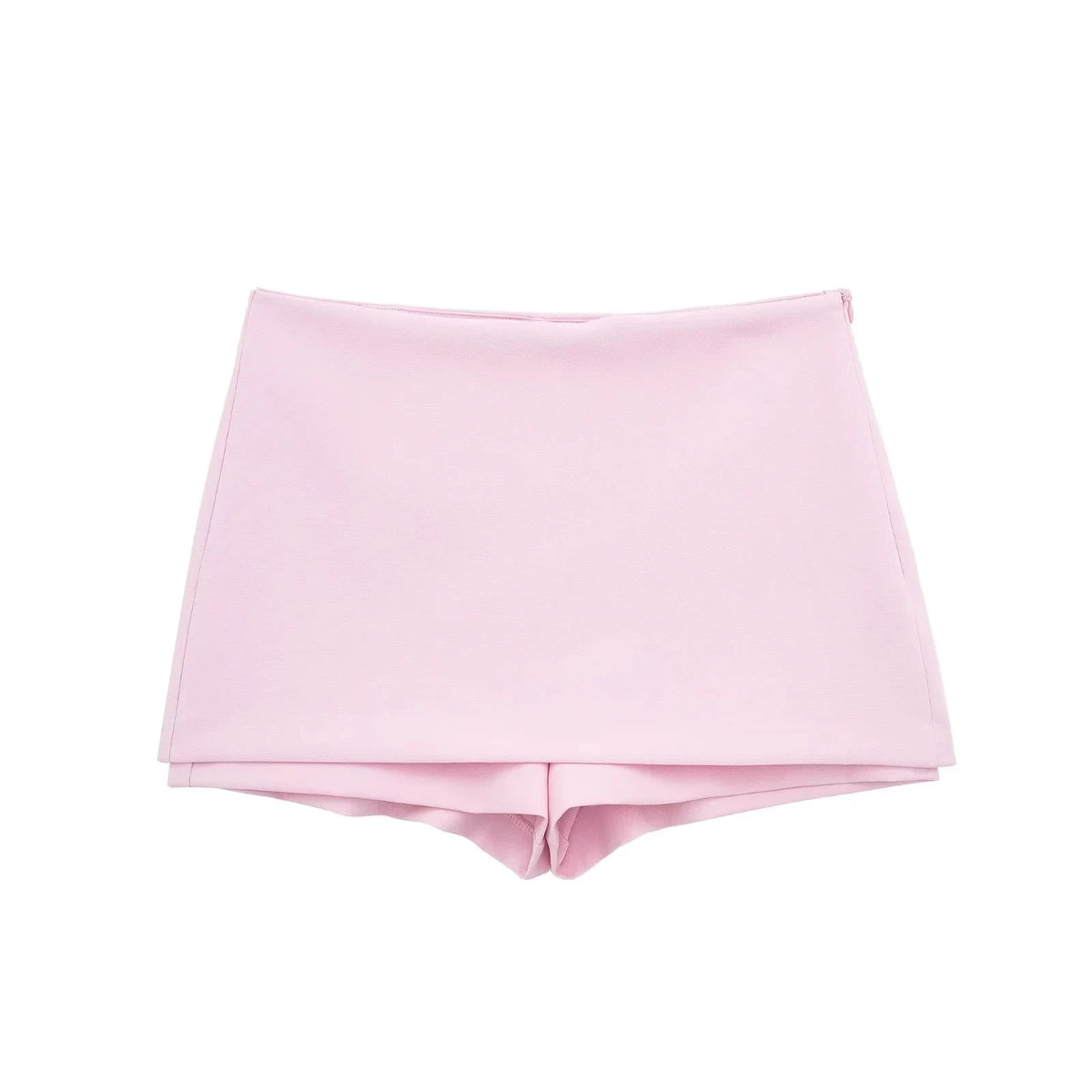 HH Women Casual Skirts Shorts Set Chic Halter Shirt Neck Backless Top & Shorts Sweet Pink Summer Sexy Shorts Sets