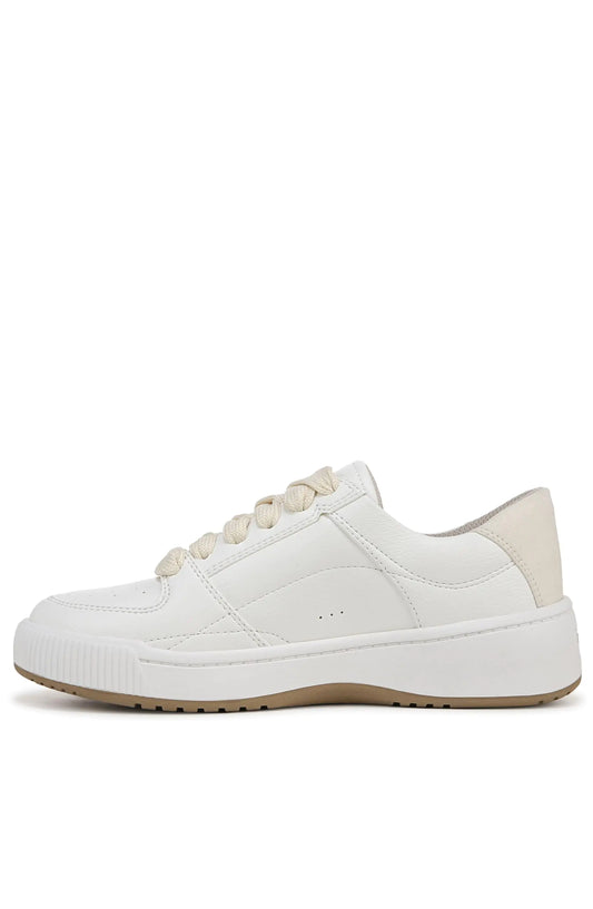 Dr. Scholls Womens Ollie Lace up Sneaker Sneaker Bright White Pebbled 7.5 W