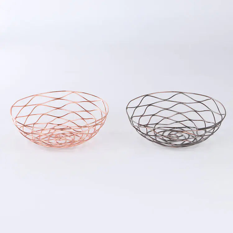 Medium European Iron Art Perfume Storage Basket