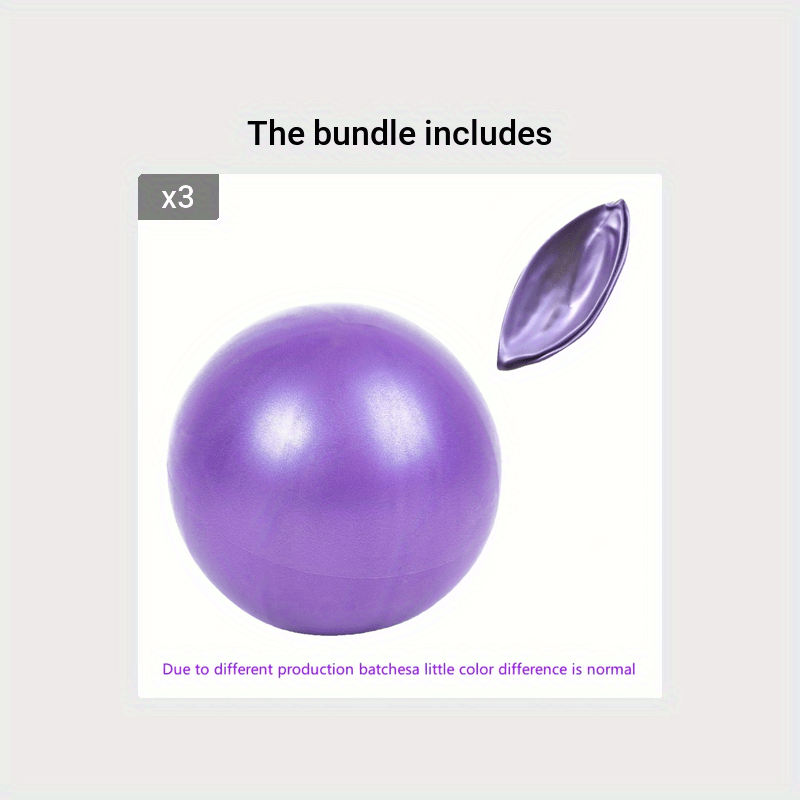 1pc 9.84-Inch Yoga Ball for Shaping, Pilates Ball for Glutes, Home Fitness Balance Ball