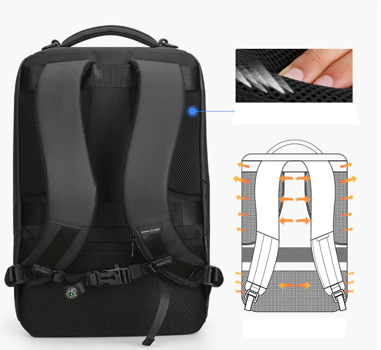 Multifunctional USB Backpack