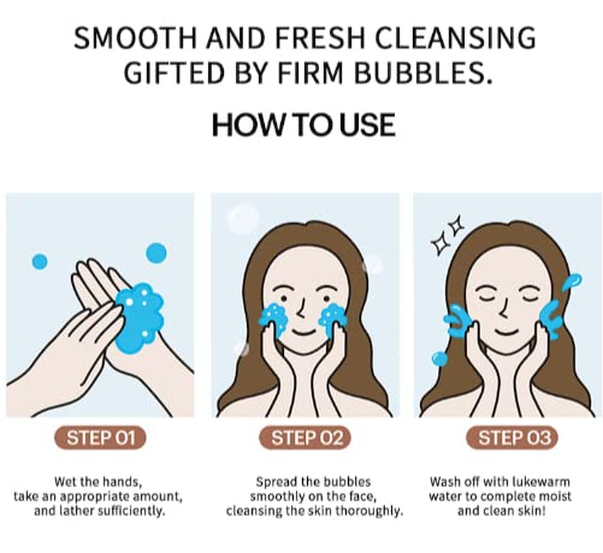 Golden Snail Intensive Cleansing Foam Concentrated Moisture Booster Skin Care Made in Korea