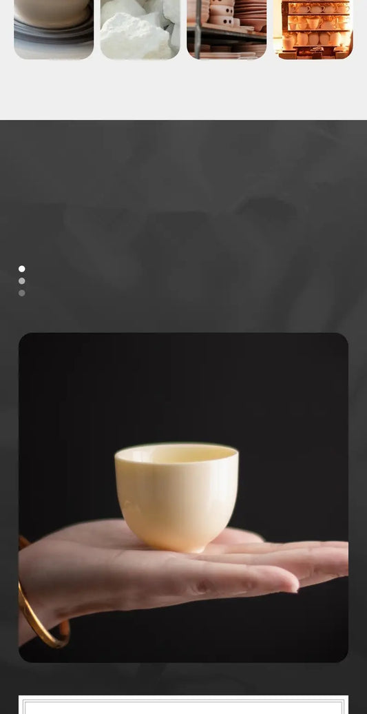 Ceramic Kung Fu Tea Cup - Jade Suet Home Tea Mug