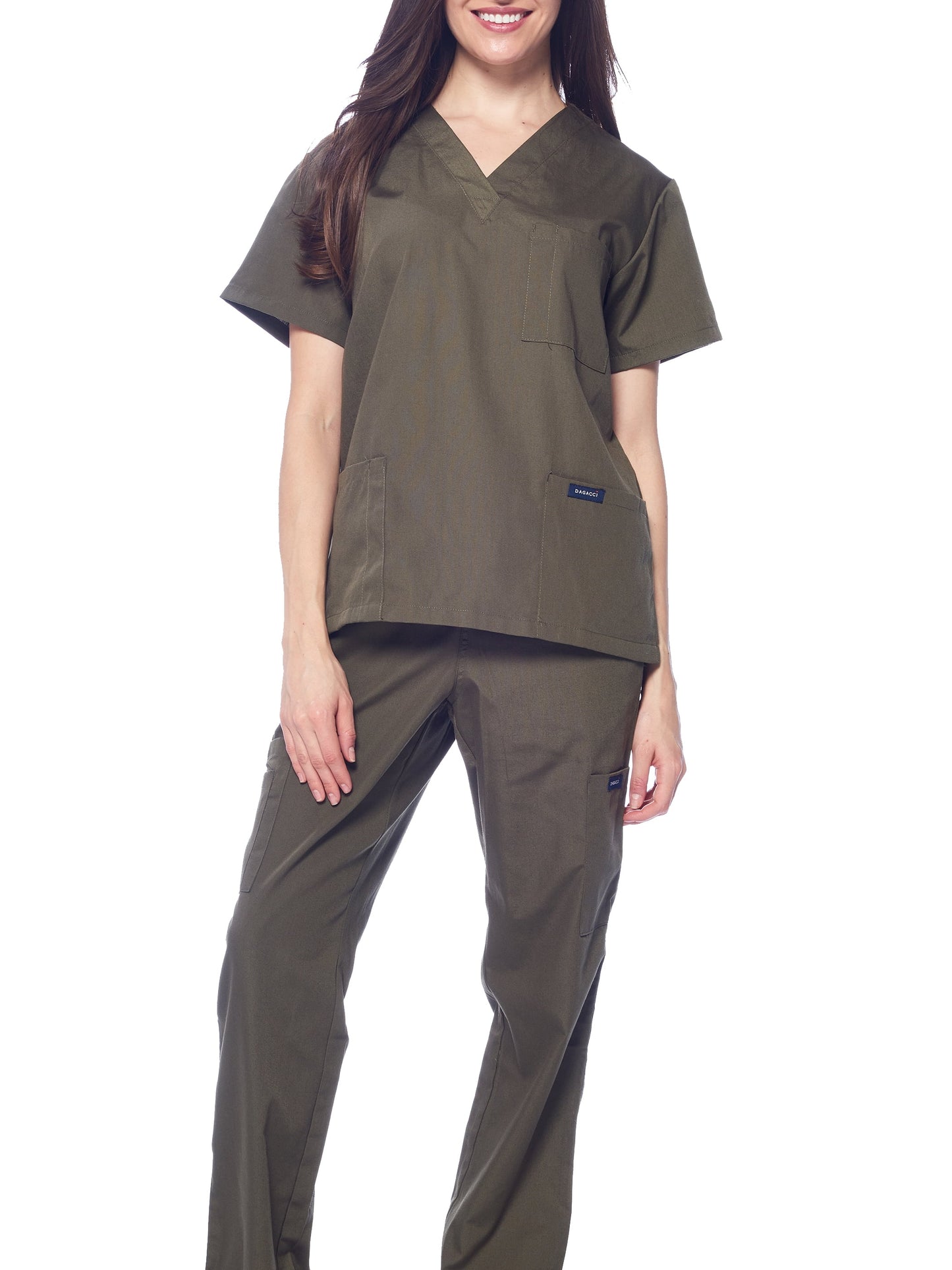Medical Uniform Unisex Scrubs Set Scrub Top and Pants