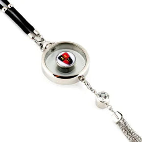 Perfume Pendant with Rhinestone Car Logo Accessory