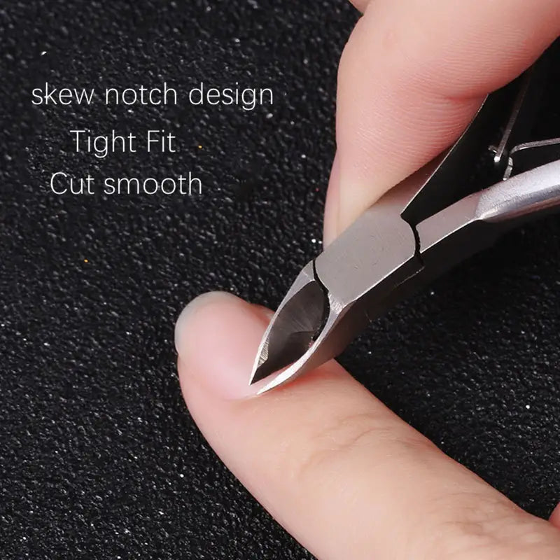 Silver Steel Cuticle Nipper Manicure Pedicure Kit