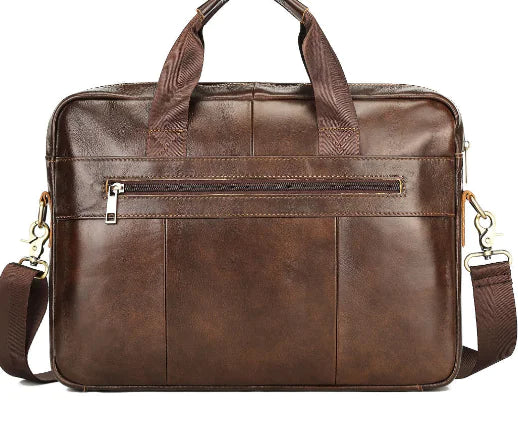 Vintage Men's Crossbody Computer Briefcase