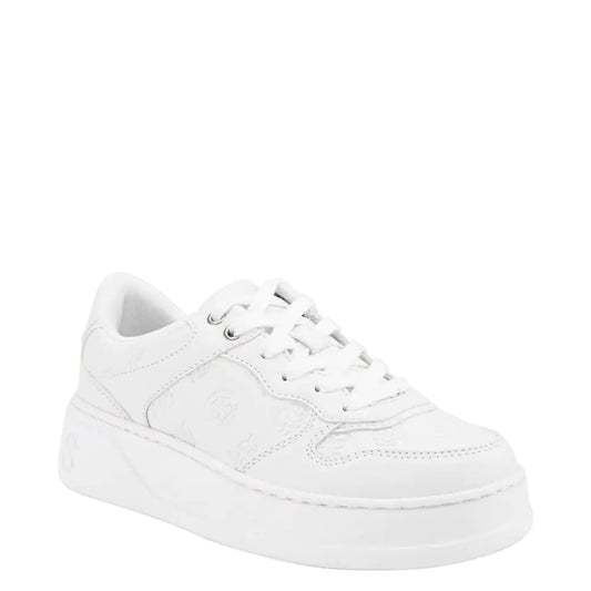 GUESS Womens CLEVA Sneaker White 6.5