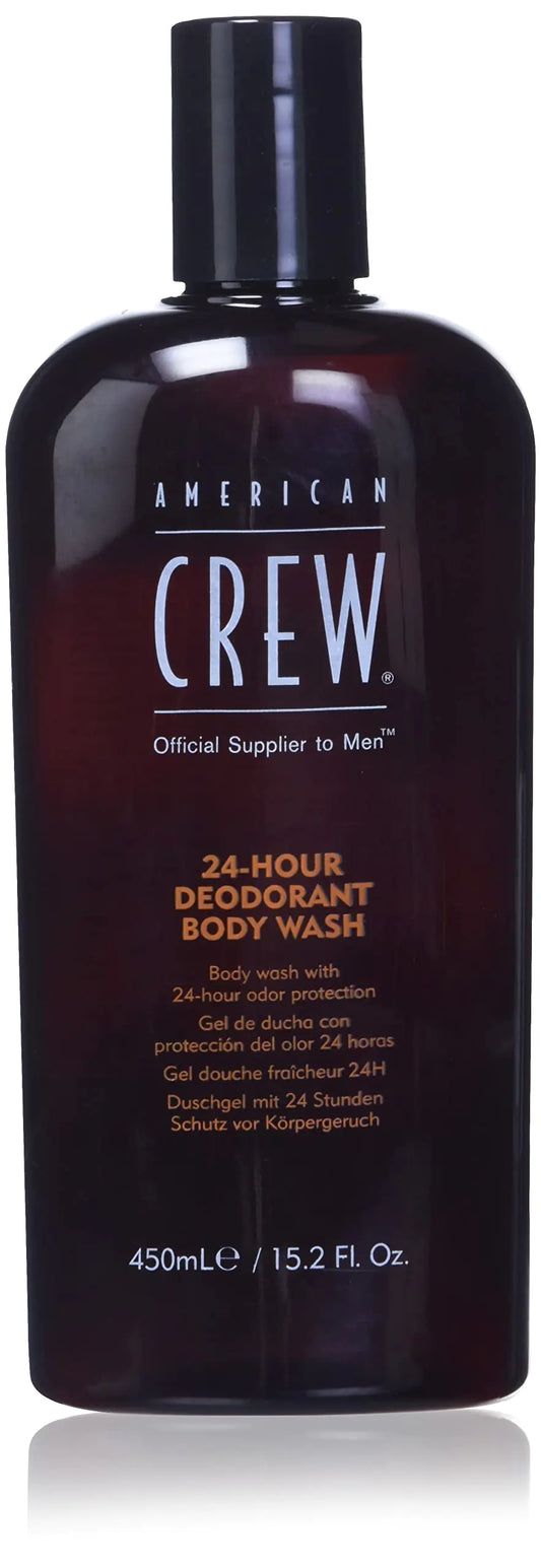 American Crew Mens Body Wash Body Wash with 24 Hour Odor Protection Deodorant Body Wash 15.2 Fl Oz