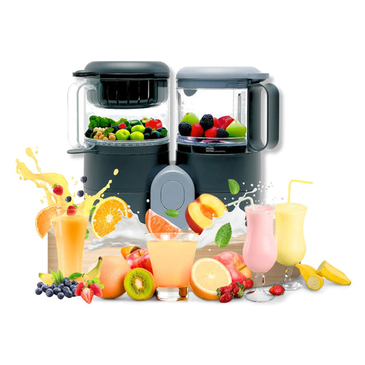 Baby Food Maker Steamer and Blender - Multifunction Baby Food Processor and Steamer w/Baby Blender Defrosting & Reheating - Time Saving Baby Food Grinder - Baby Food Blender and Steamer (2 Liters)