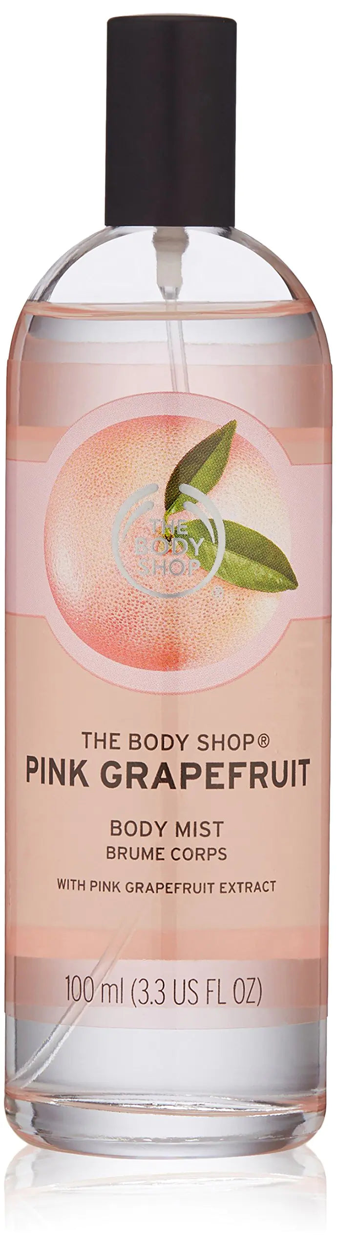 The Body Shop Pink Grapefruit Body Mist Paraben-Free Body Spray 3.3 Fl. Oz.