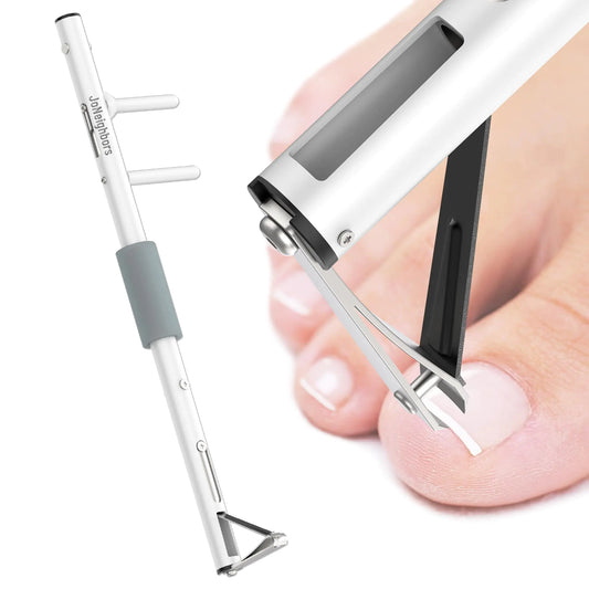 Long Handled Toenail Clippers Ergonomic Wide Jaw Opening Ideal for Thick Nails Seniors Overweight Arthritis Sufferers Easy Reach Pedicure Clippers (S-20 / 50cm)