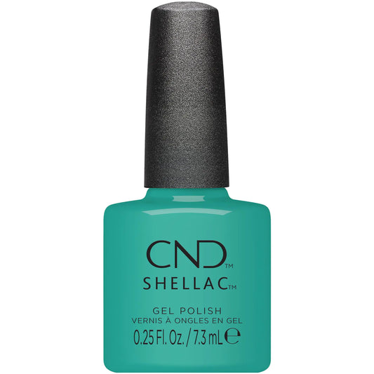 CND Shellac Gel Nail Polish Long-lasting Nail Paint Color with Curve-hugging Brush 396 Oceanside 0.25 Fl Oz