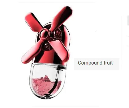 Car Air Vent Perfume Fan with Lasting Fragrance Decor
