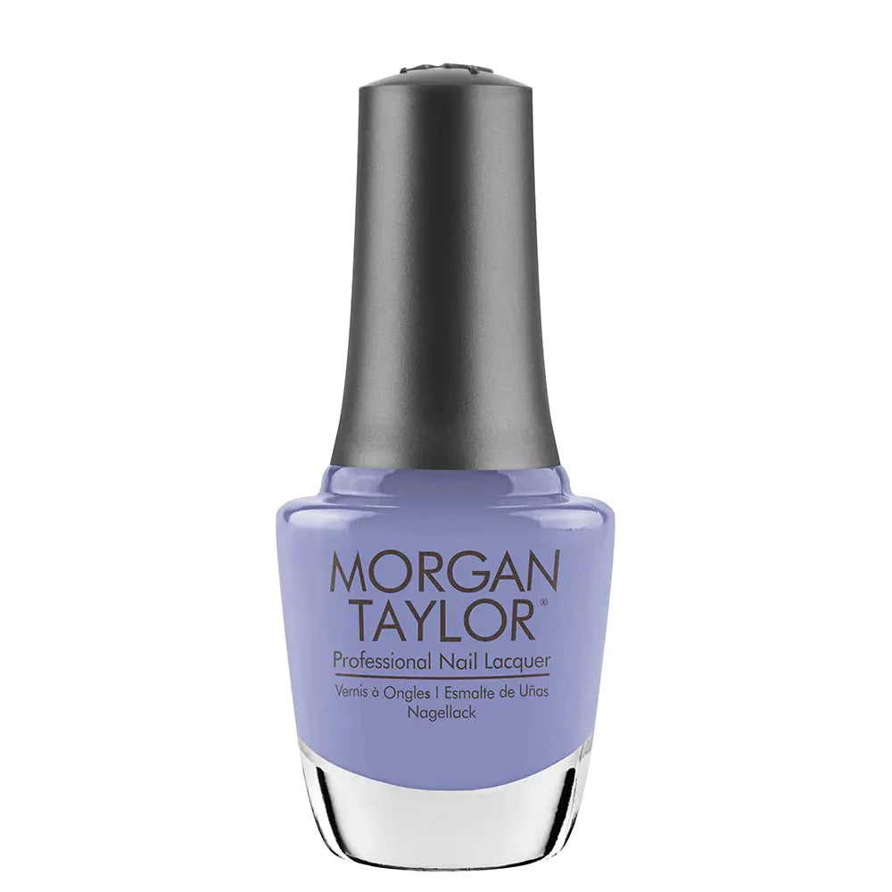 Morgan Taylor Nail Lacquer (Take Me To Your Tribe) Blue Professional Lacquer Vibrant Chip-Resistant Fast-Drying Long-Lasting High-Shine Perfect for Manicures & Pedicure 0.5 ounce.