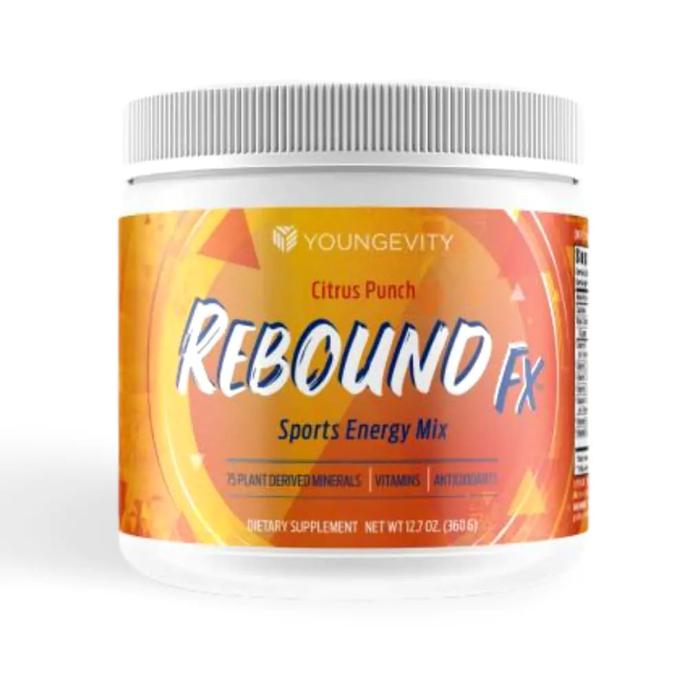 Rebound Fx Citrus Powder 360g – Supplement for Energy Enriched with Vitamins Minerals and Antioxidants – Immune System Booster Powder - Energy Vitamins Drink Mix for Women & Men