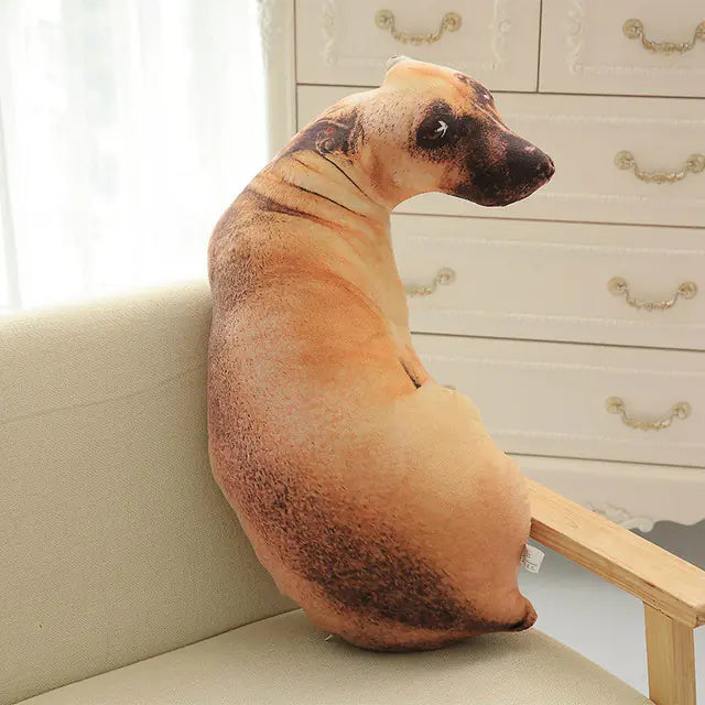 3D Simulation Dog Pillow