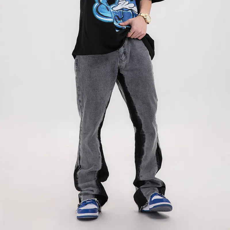 Patchwork Drop Jeans