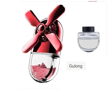 Car Air Vent Perfume Fan with Lasting Fragrance Decor