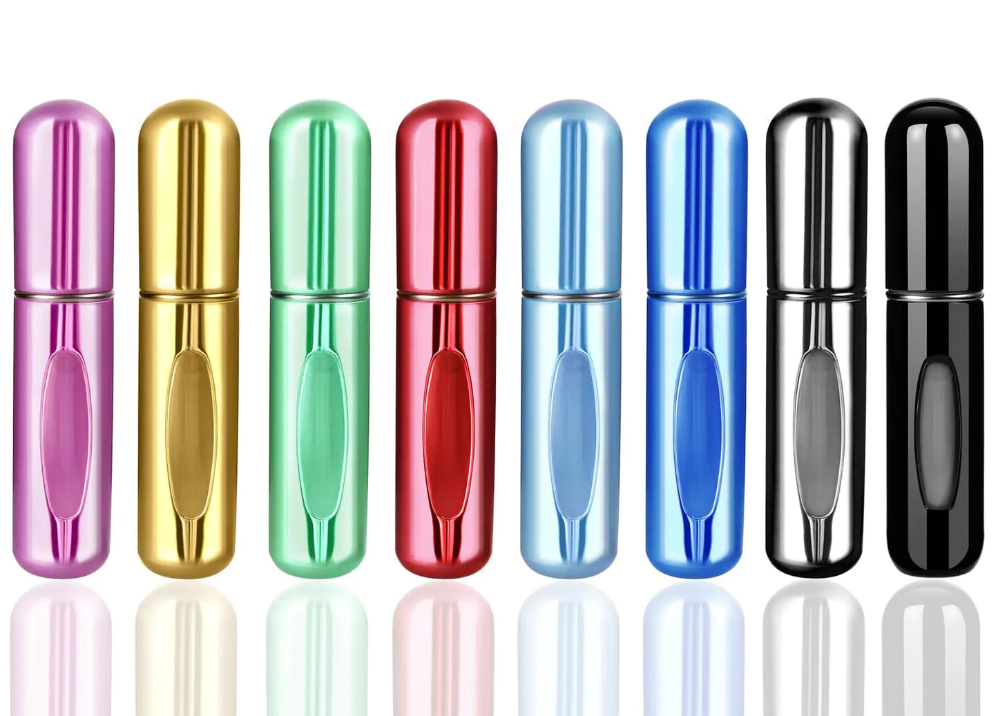Portable Perfume Travel Refillable Bottle Travel Size Cologne Atomizer Dispenser Pocket Purse Perfume On The Go ContainerTravel Perfume Scent Pump Case Spray Bottles For Traveling 5ml (8 Pack)
