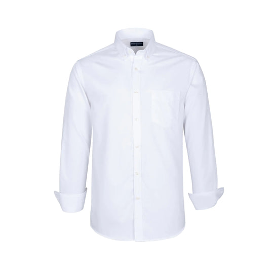 Year In Year Out Dress Shirt for Men Chambray Shirt Regular Fit Long Sleeve Casual Button Down Shirt(YY360M)
