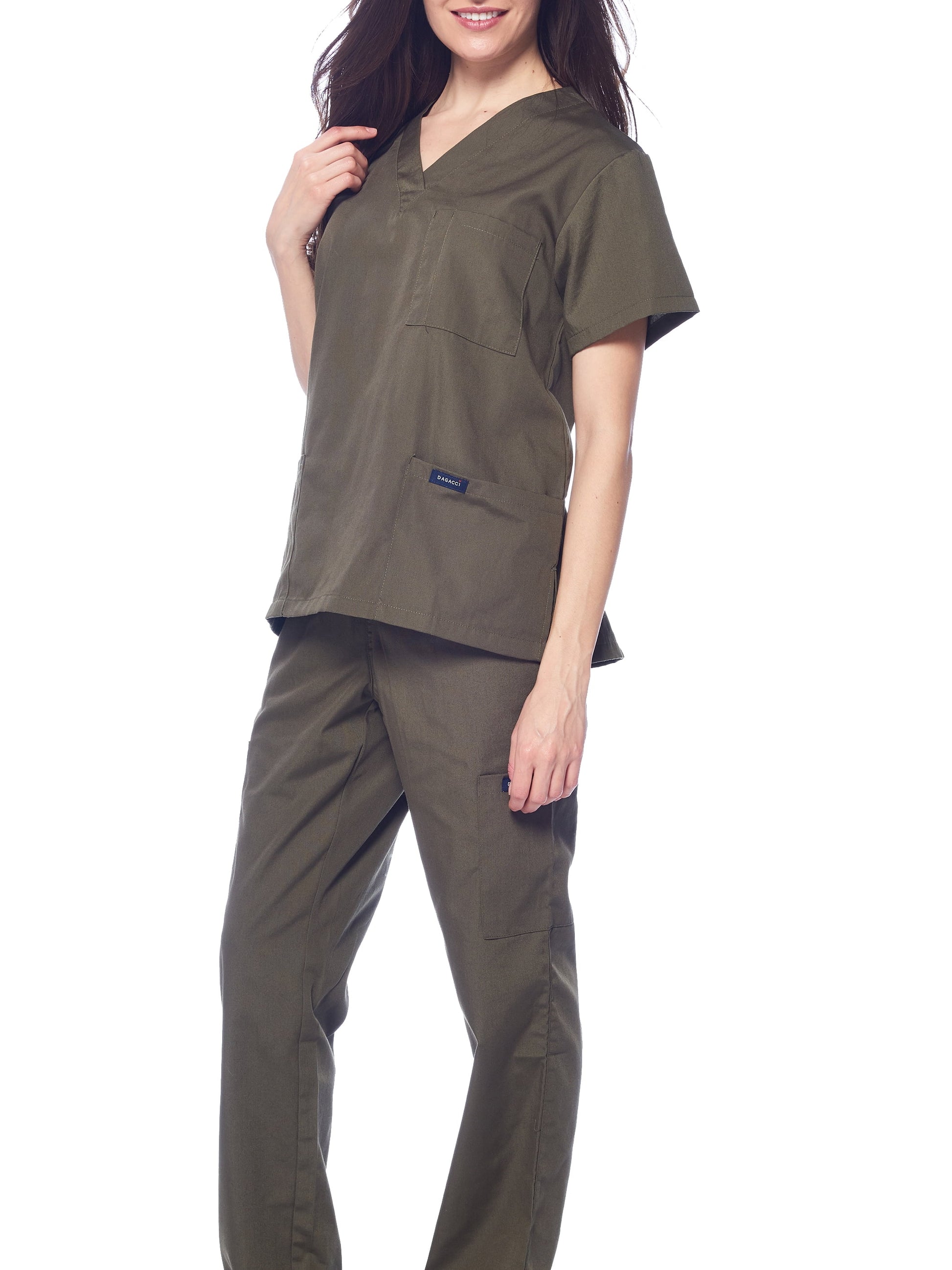 Medical Uniform Unisex Scrubs Set Scrub Top and Pants