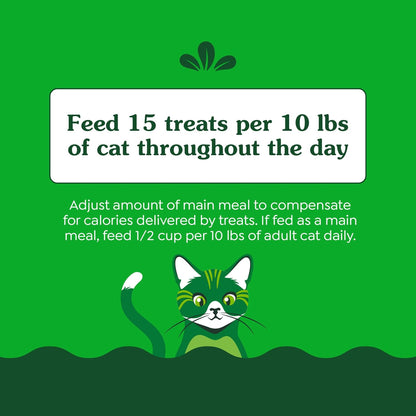 Feline Smartbites Skin & Fur Health Crunchy and Soft Cat Treats, Chicken Flavor, 16 Oz. Tub