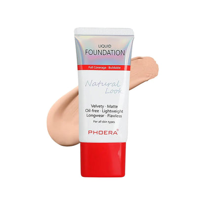 PHOERA Body Coverage Perfector WaterproofPHOERA Foundation Full Coverage WaterproofPHOERA Body Concealer For Leg And Body Makeup (104A# Natutal Beige)