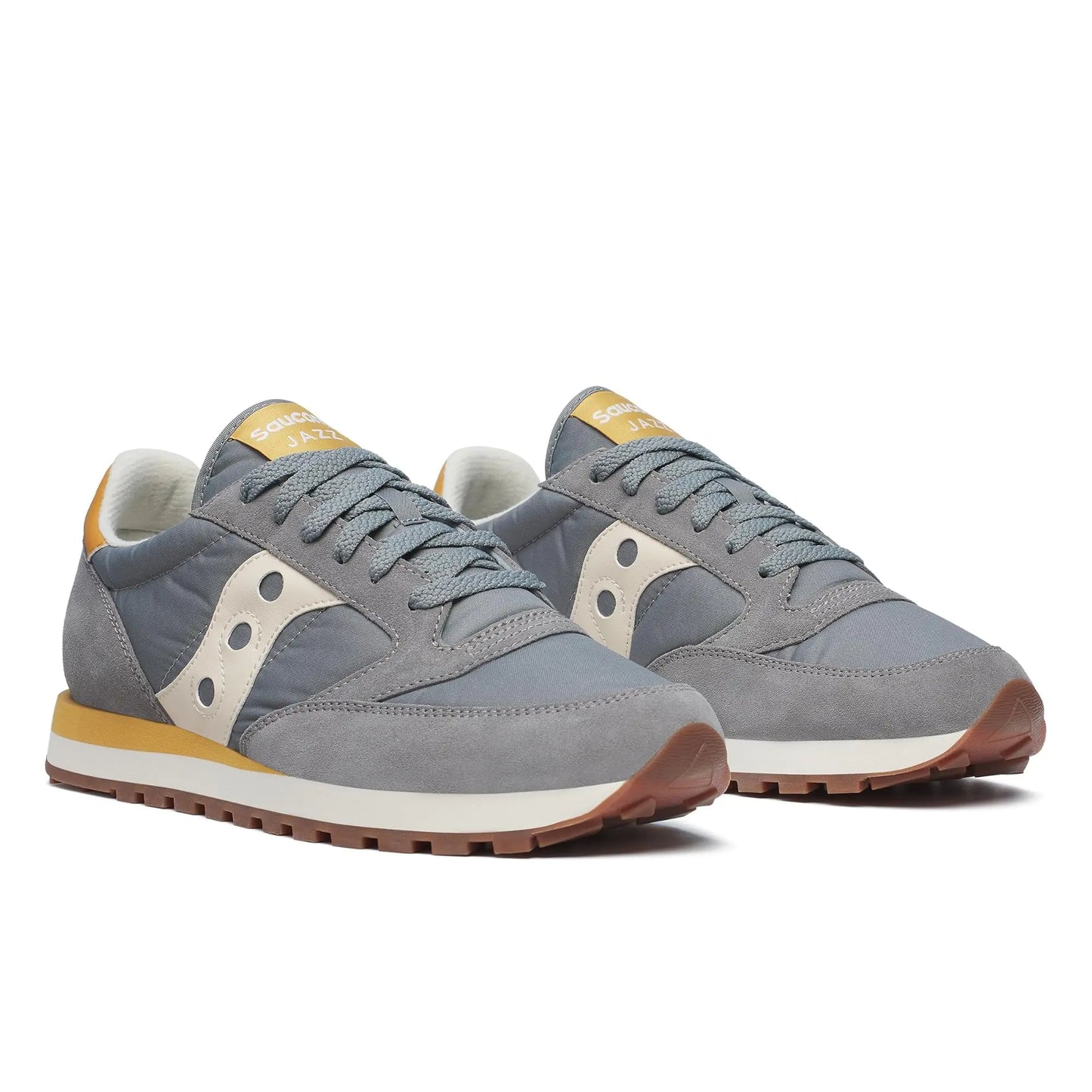Saucony Mens Jazz Original Sneaker Grey/Cream 9.5