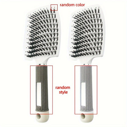 1pc Magic Scalp Massage Hair Brush for Women - Professional Detangling Tool for Wet Curly Hair - Hairdressing Tool, Detangling Brush, Ergonomic Handle, Durable Bristles, Salon Professionals, Styling Accessory, Sleek Design, S