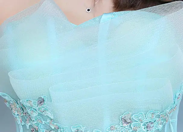 One-Shoulder Wedding Dresses Neatly Restored