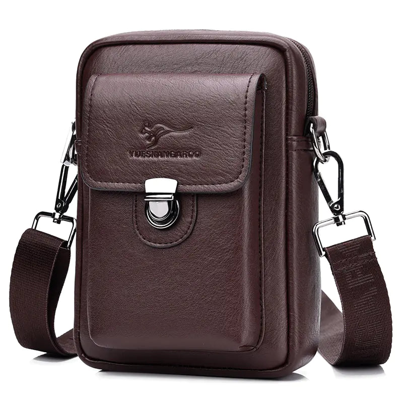 Men's Casual Messenger Bag for Mobile Phones