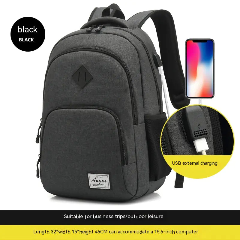 Lightweight USB Charging Backpack