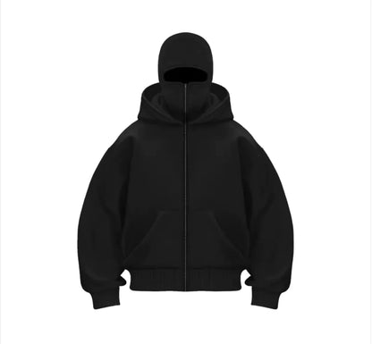 Fleece-Lined Dual Hood Sweatshirt