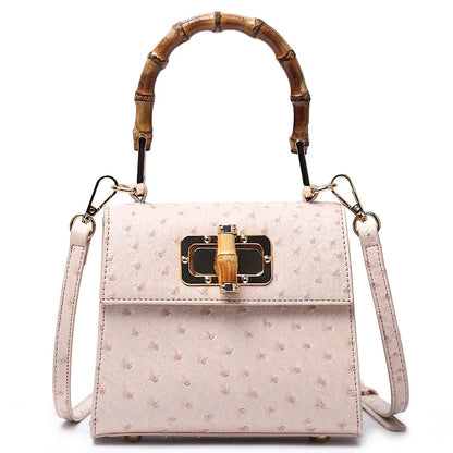 Trapezoid Bamboo Handbag