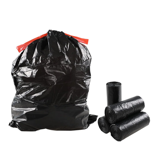 Bblina 8 Gallon Black Drawstring Garbage Bags Waste Trash Bags 208 Bags