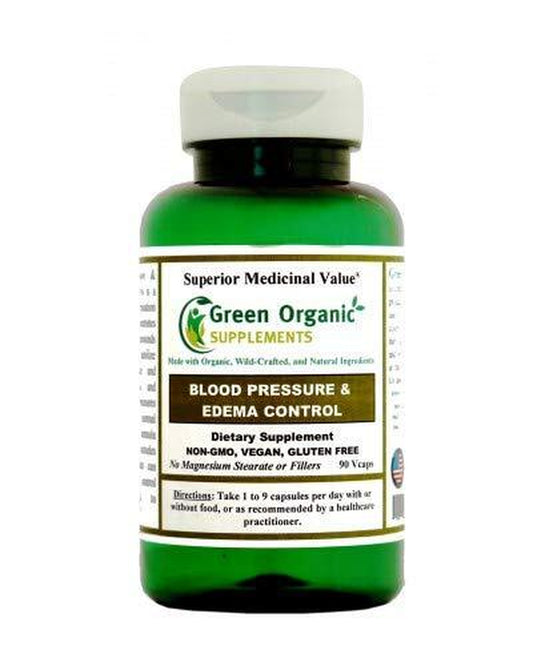 Green Organic Supplements' Blood Pressure & Edema Control
