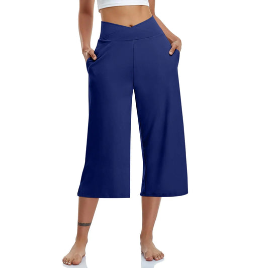 Generic Clearance 2024 Deals of The Day Plus Size Crop Pants Sweatpants Women Plus 3X Women Within Capris Pants for Women Capri Joggers for Women with Pockets Food Trailers for X-Large