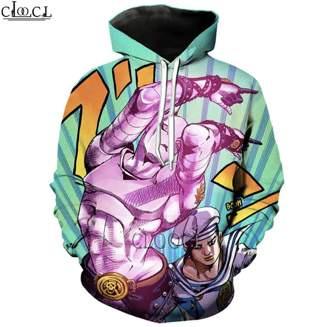 JoJo's Bizarre Adventure 3D Print Unisex Hoodie Tracksuit