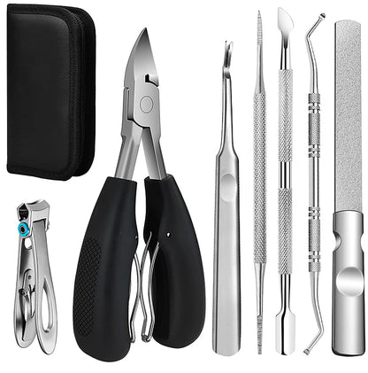 Nail Clipper for Seniors Thick Nails Ingrown Toenail Clipper Foot Pedicure Tools Treatment Kit Nail Clipper Podiatrist Kit